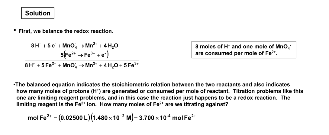 redox-titration-problem